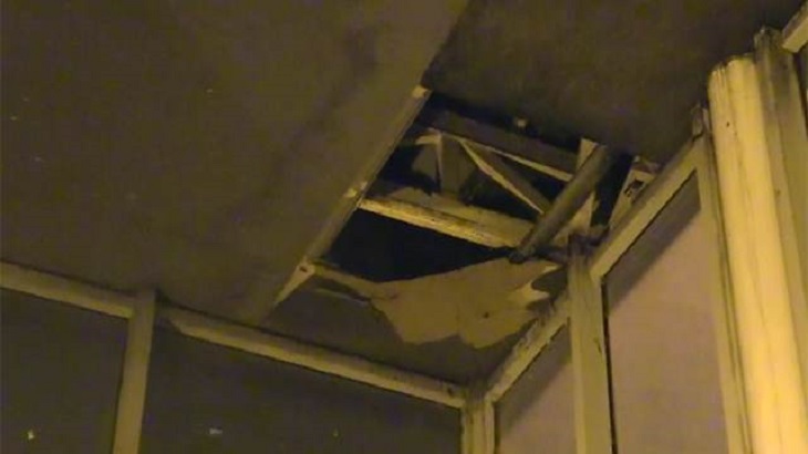 В Петербурге частично обрушился потолок в привокзальном переходе