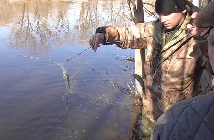 Рыбак-браконьер наладил промысел в центре Гомеля Рыбак-браконьер наладил промысел в центре Гомеля