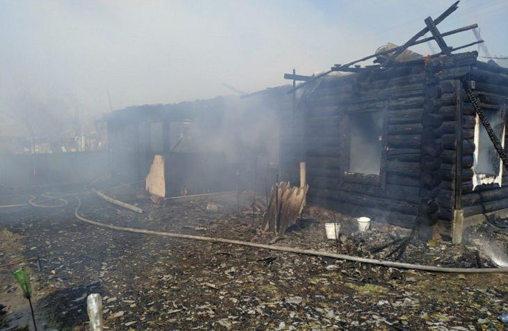 Пожар под Пуховичами: едва не сгорела бабушка Пожар под Пуховичами: едва не сгорела бабушка