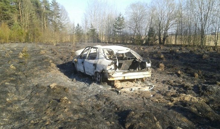 Под Пуховичами водитель сбил женщину, сжег авто и попал за решетку
