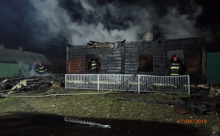 На пожаре в Гомельском районе погиб мужчина
