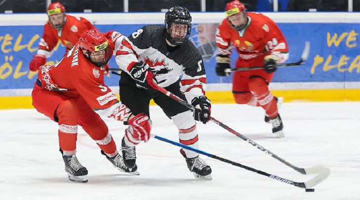 Хоккей. ЧМ. Белорусы сыграли с Канадой 