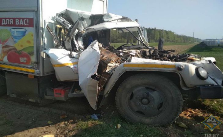 В Мозырском районе водитель грузовика въехал в теплотрассу