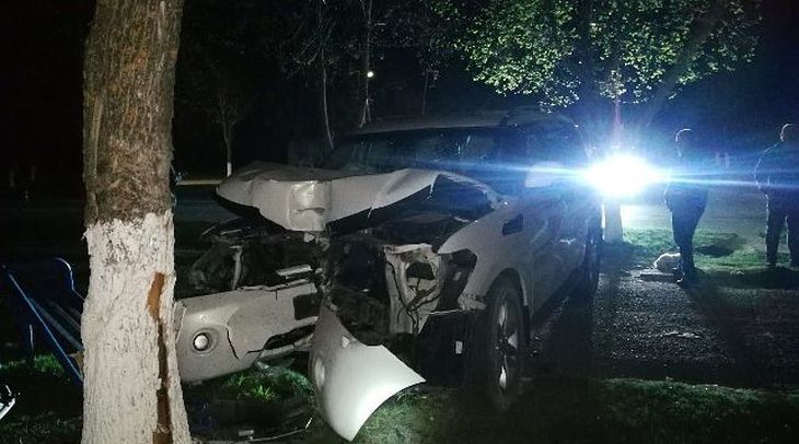 В Новолукомле внедорожник врезался в дерево: погибли водитель и пассажирка