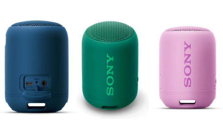 Sony представила водонепроницаемую Bluetooth-колонку SRS-XB12