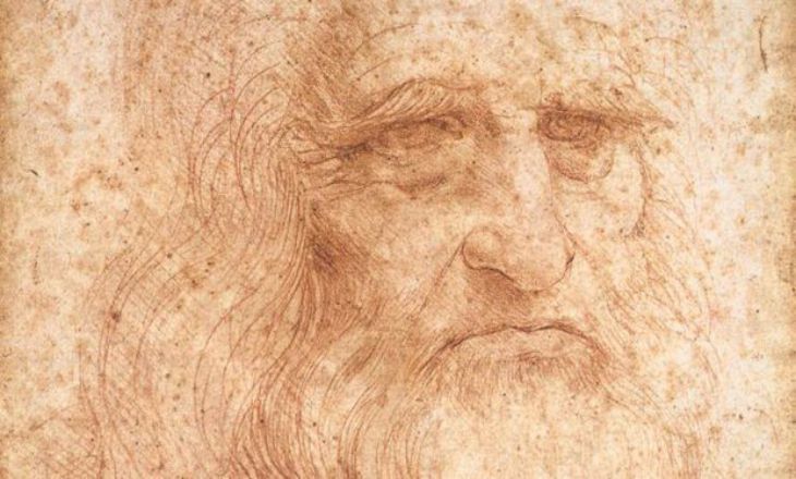 Невероятные кадры: художник на поле распахал портрет Леонардо да Винчи