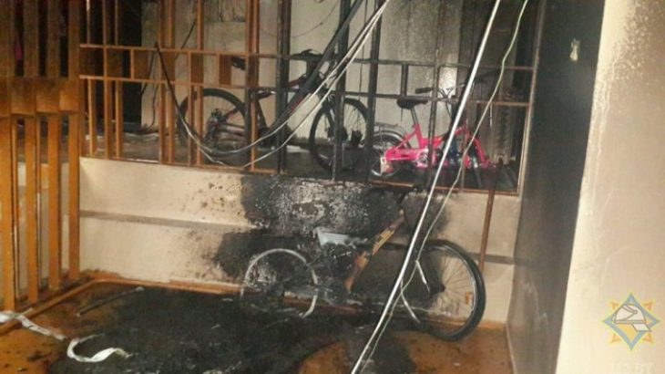 В Барановичах произошел пожар в общежитии, пострадала вахтер