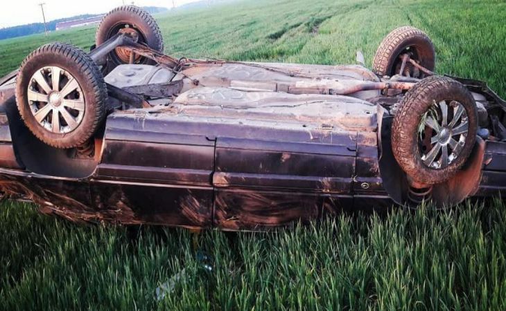 Странное ДТП. Под Барановичами перевернулся автомобиль, людей внутри не нашли