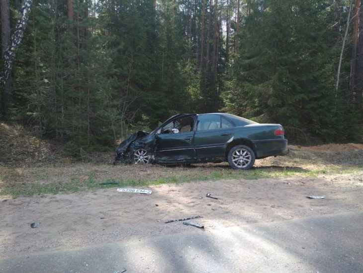 В Лепельском районе в лобовом ДТП пострадала трехлетняя девочка