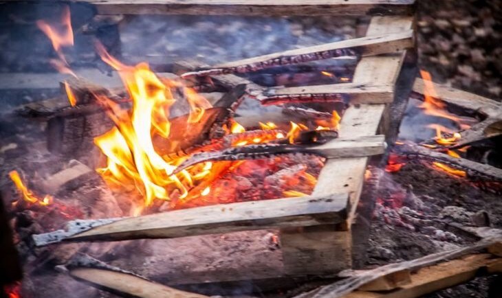 В Давид-Городке на пожаре погиб мужчина