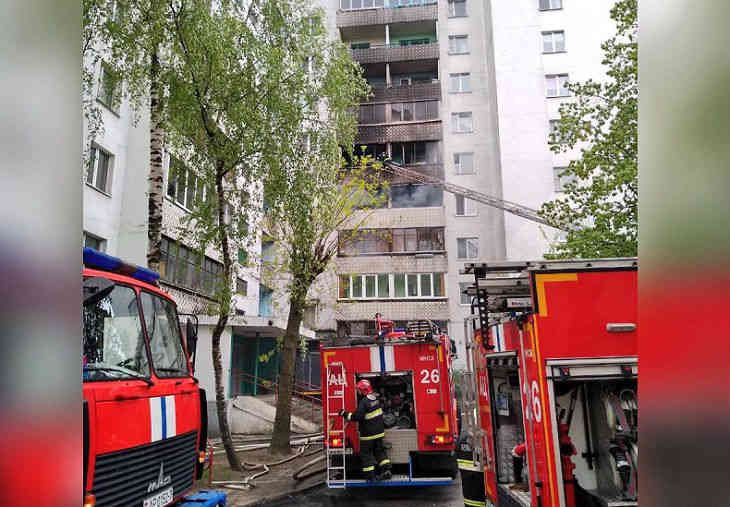 Три пожара произошли в Минске 