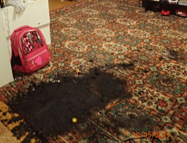 В Гомеле первоклассница спасла маму при пожаре