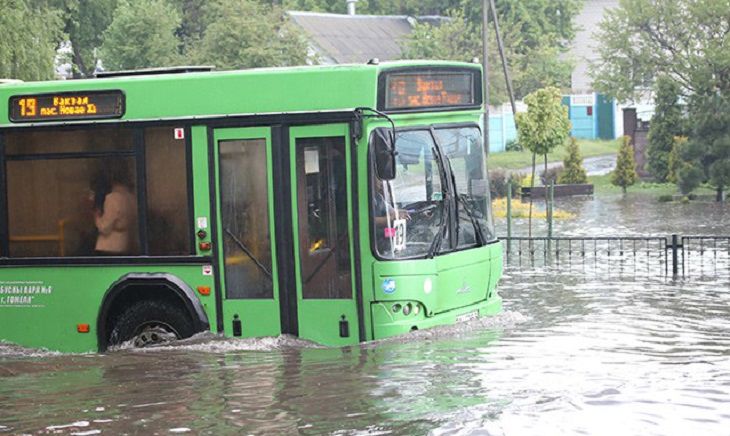 Гомель затопило: последствия ливня