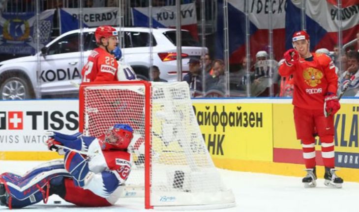 Сборная России обыграла чехов на чемпионате мира по хоккею