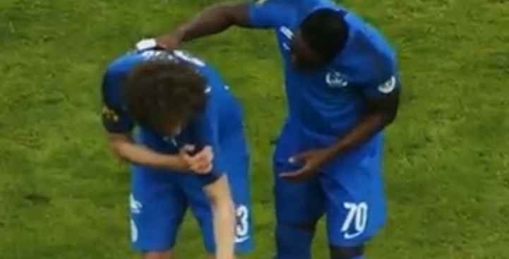 Защитнику минского «Динамо» клубный врач вправил плечо прямо во время матча