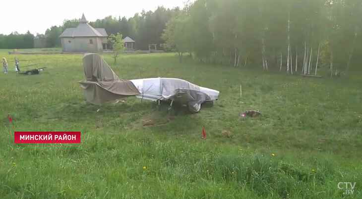 Под Минском произошло ЧП с легкомоторным самолетом Под Минском произошло ЧП с легкомоторным самолетом