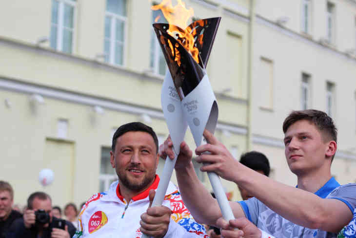 Смотрите, как в Гродно встретили эстафету «Пламя мира» Смотрите, как в Гродно встретили эстафету «Пламя мира»