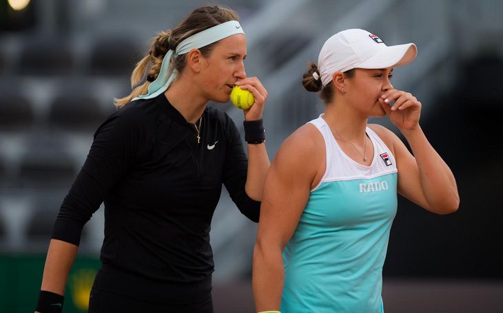 Азаренко и Барти выиграли парный разряд турнира в Риме