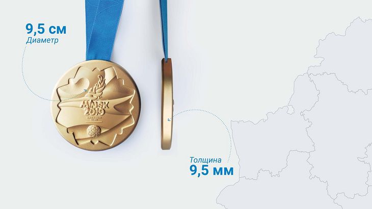 Медали II Европейских игр представили в Мирском замке