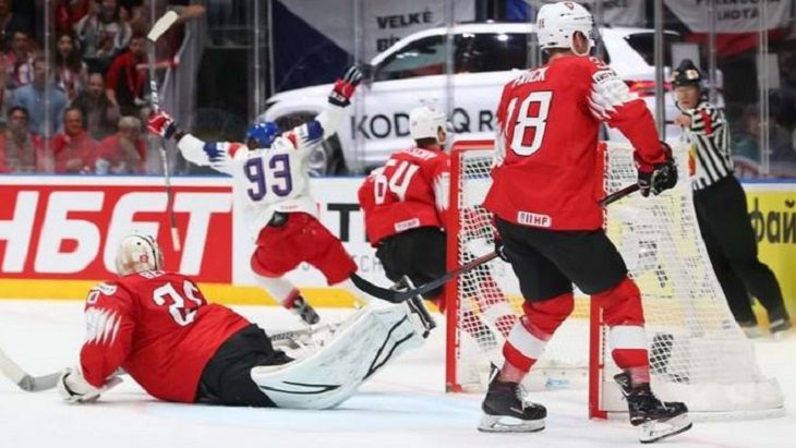 Чехия сразилась со Швейцарией на ЧМ по хоккею 