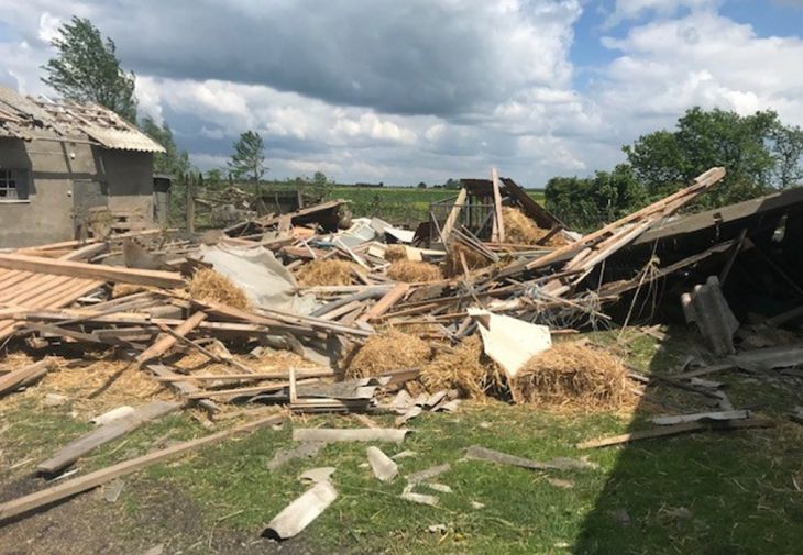 Смерч в Польше повредил более сотни домов
