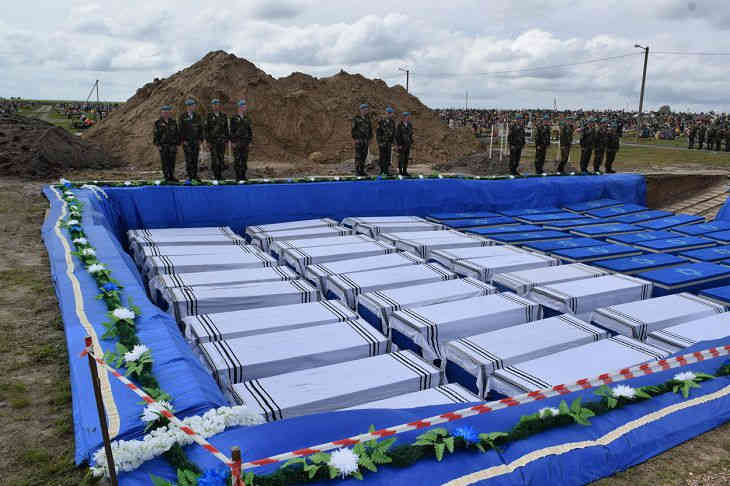 В Бресте перезахоронили останки 1214 жертв еврейского гетто В Бресте перезахоронили останки 1214 жертв еврейского гетто