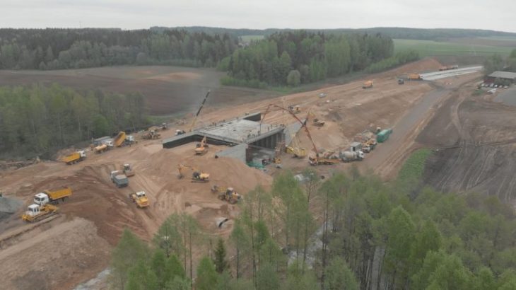 Автодорогу Р-80 реконструируют с опережением графика Автодорогу Р-80 реконструируют с опережением графика