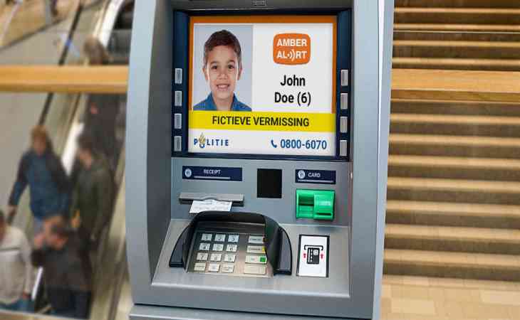 В Нидерландах установили банкоматы для поиска детей