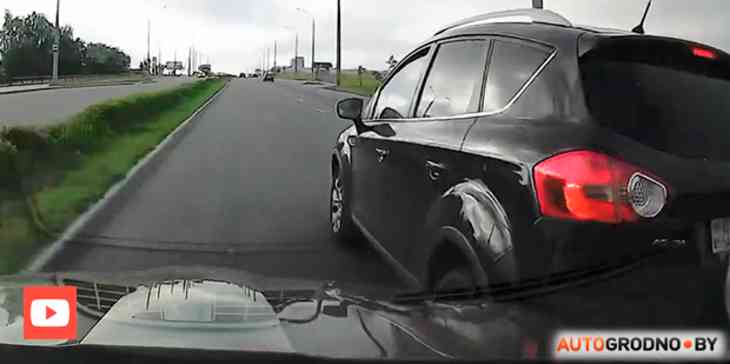 В ГАИ Гродно вынесли решение по водителям, которые едва не устроили серьезное ДТП на объездной