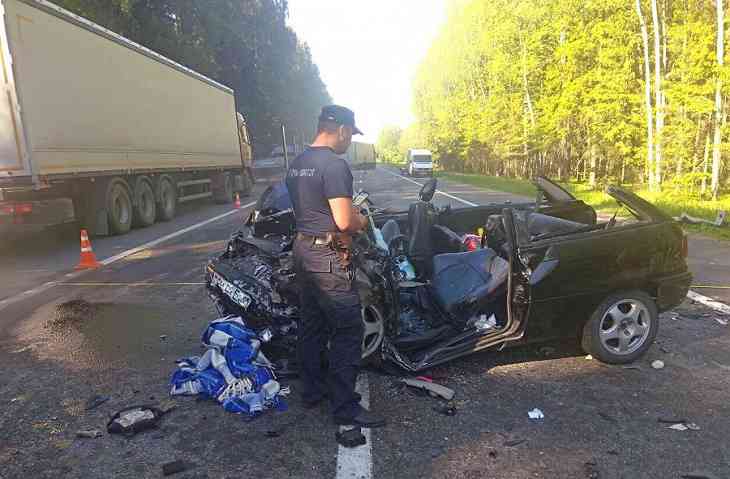 В ГАИ рассказали подробности смертельной аварии под Докшицами