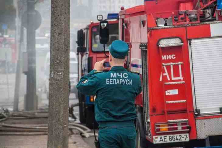 В Новополоцке сгорели две машины