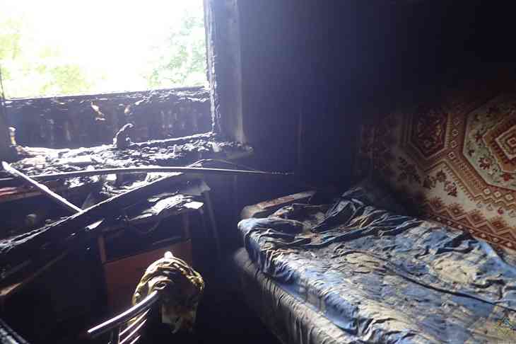  В Гомеле квартира горела: вызывали МЧС, эвакуировали людей