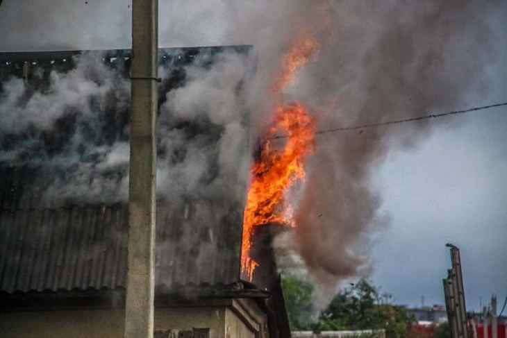 На пожаре под Ивье сгорел мужчина На пожаре под Ивье сгорел мужчина