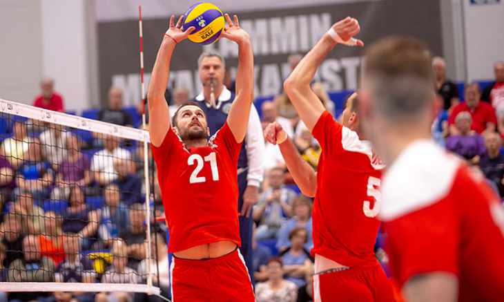 Мужская сборная Беларуси по волейболу выиграла у Финляндии в Золотой Евролиге