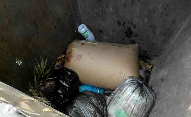 В Волковыске обнаружили останки оленя в мусорном контейнере