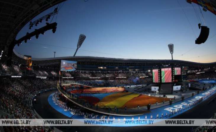 Церемония открытия II Европейских игр стартовала на минском стадионе «Динамо»
