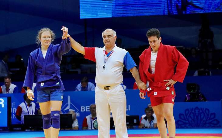 Белорусская самбистка Вера Гореликова выиграла золото II Европейских игр. У белорусов – уже семь золотых медалей