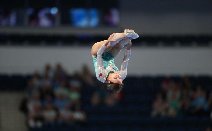 Белоруска Анна Гончарова завоевала бронзу в прыжках на батуте на II Европейских играх