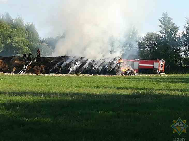 В Оршанском районе совершили поджог