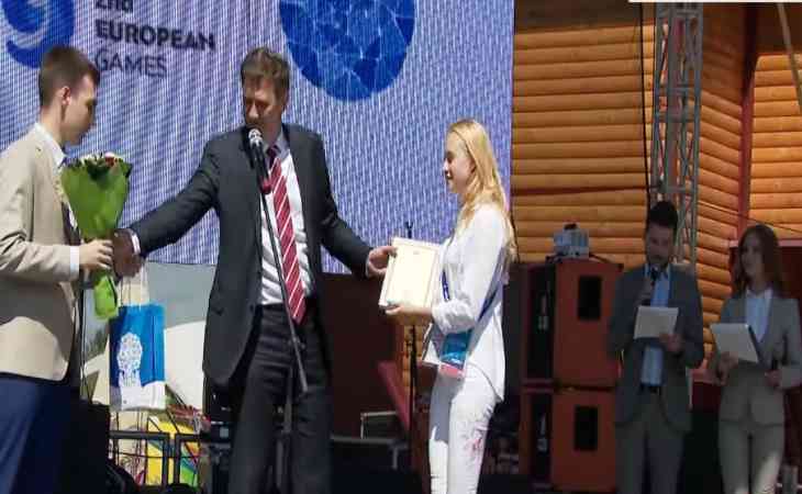 В Минске наградили самых активных волонтёров II Европейских игр