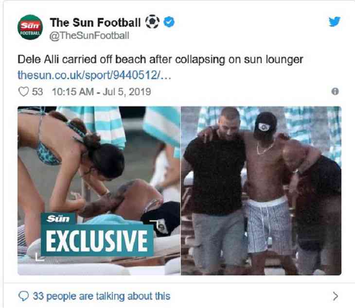 Футболист сборной Англии пришел на пляж, напился и рухнул без сознания 