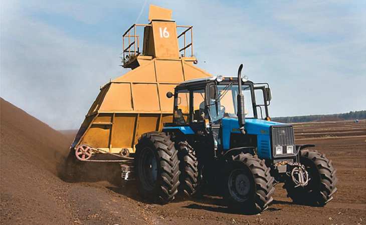 Добыча торфа в Беларуси идет с опережением