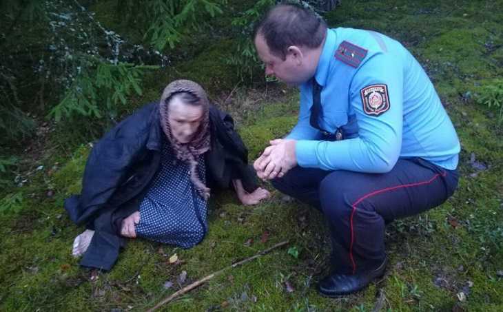 Под Логойском нашли пропавшую бабушку: она провела в лесу три дня