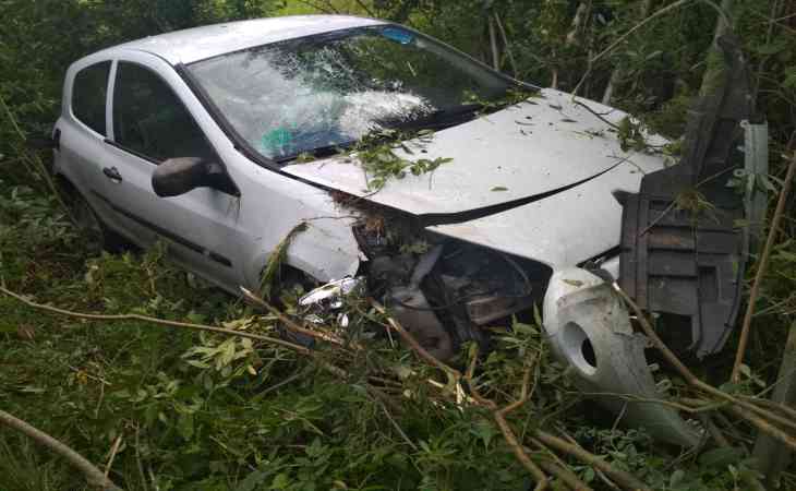 В Глубокском районе опрокинулась легковушка. Пострадала водитель В Глубокском районе опрокинулась легковушка. Пострадала водитель