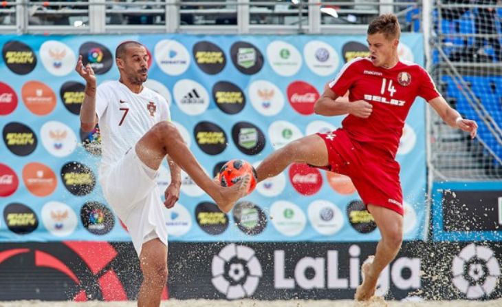 Сборная Беларуси по пляжному футболу обыграла Португалию в квалификации чемпионата мира