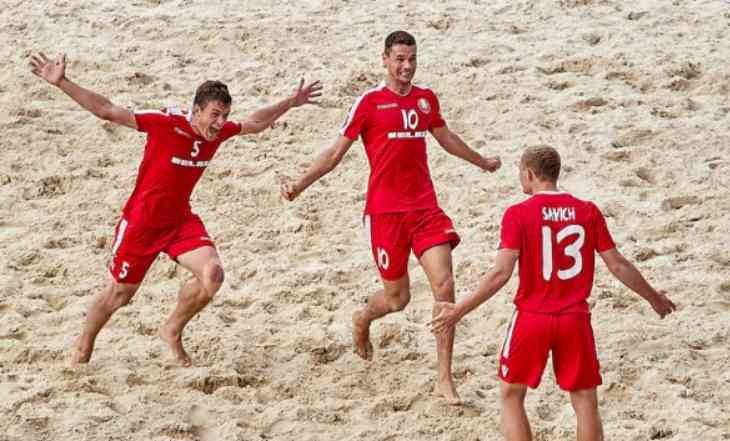 Сборная Беларуси по пляжному футболу впервые завоевала путевку в финальную часть чемпионата мира