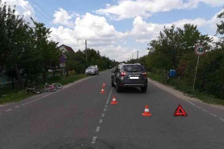 В Кобрине дама на авто задавила даму на велосипеде