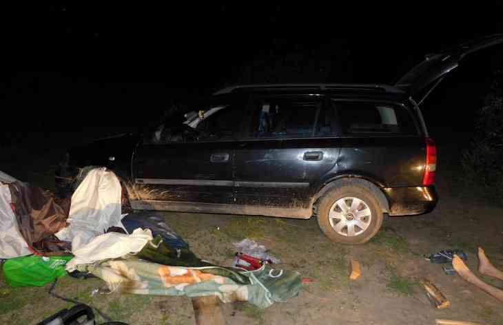 Под Ганцевичами пьяная дама задавила любовника в палатке Под Ганцевичами пьяная дама задавила любовника в палатке