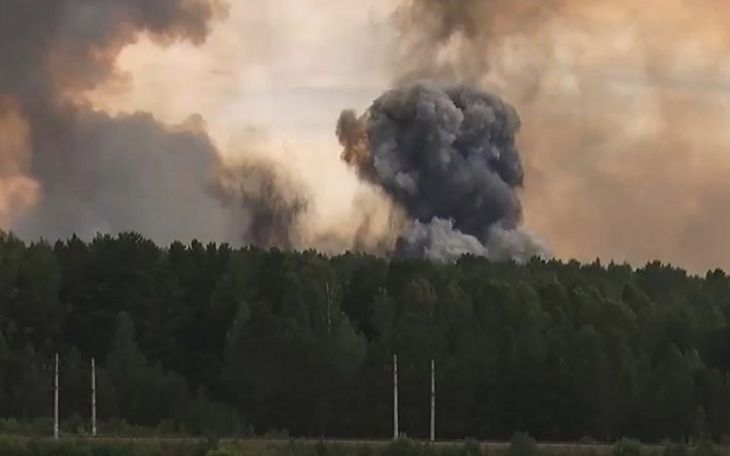 Новые взрывы на складе боеприпасов под Ачинском: девять пострадавших