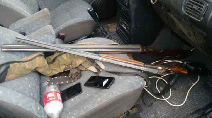 Мужчины с оружием убегали в Жлобинском районе
